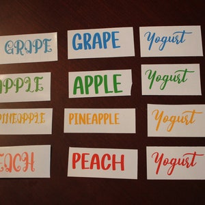 Decals For Tumblers, Name Decal, Vinyl Words, Names, Vinyl Sticker,Custom Name Sticker, School, Labels,Custom Name Vinyl Decal,Personalized