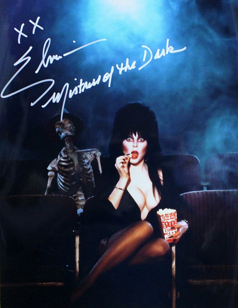 elvira yours cruelly signed elvira yours cruelly signed