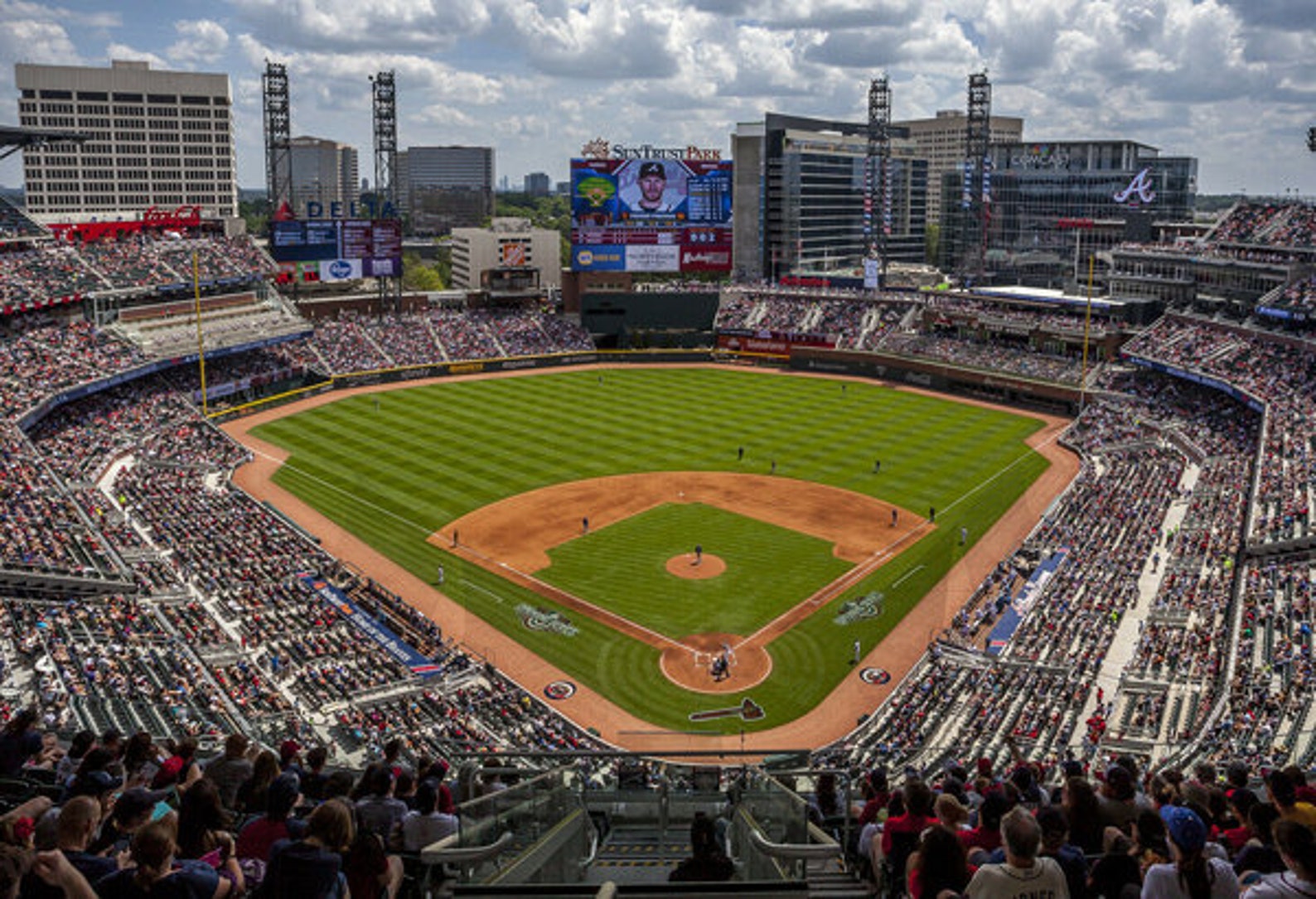 Atlanta Braves Truist Park SunTrust Park Stadium MLB Etsy