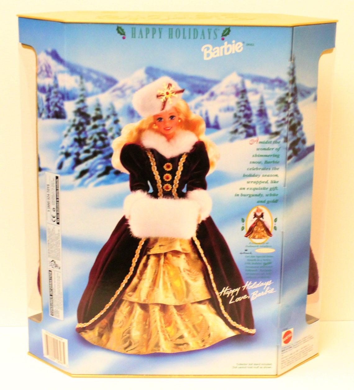Happy Holidays Holiday Barbie 1996 Special Edition Mattel | Etsy