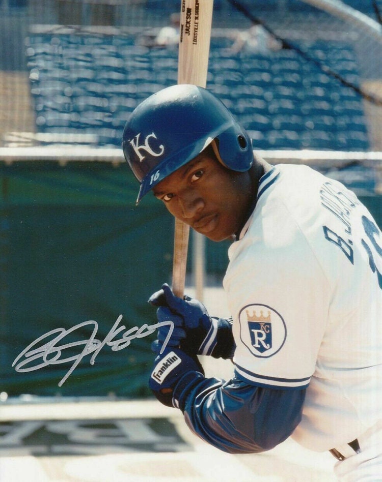 Bo Jackson Signed Autograph8x10 print HOF Baseball All Etsy