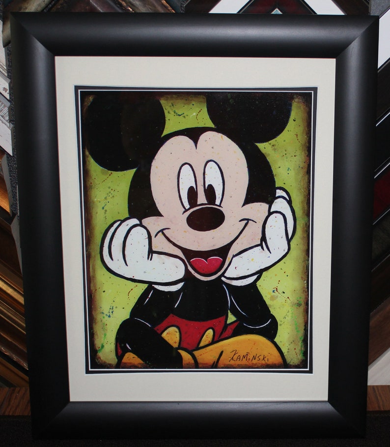 Joe Kaminski Sitting Pretty Mickey Mouse Walt Disney World Etsy