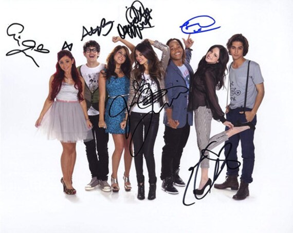 Victorious Cast REPRINT Signed Autograph REPRINT TV | Etsy