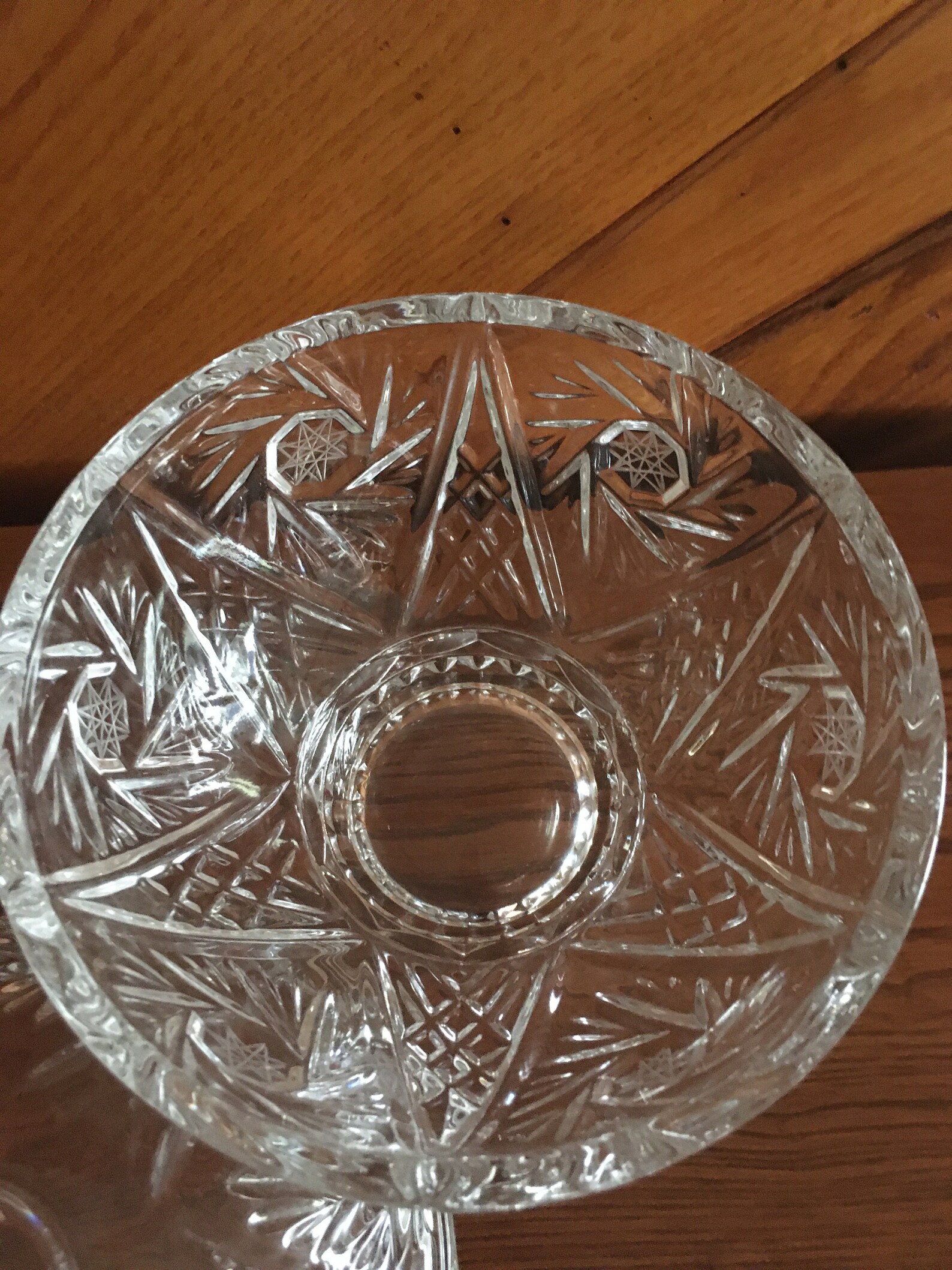 Crystal Candy Dish with Lid Bohemian Crystal Star of David Etsy