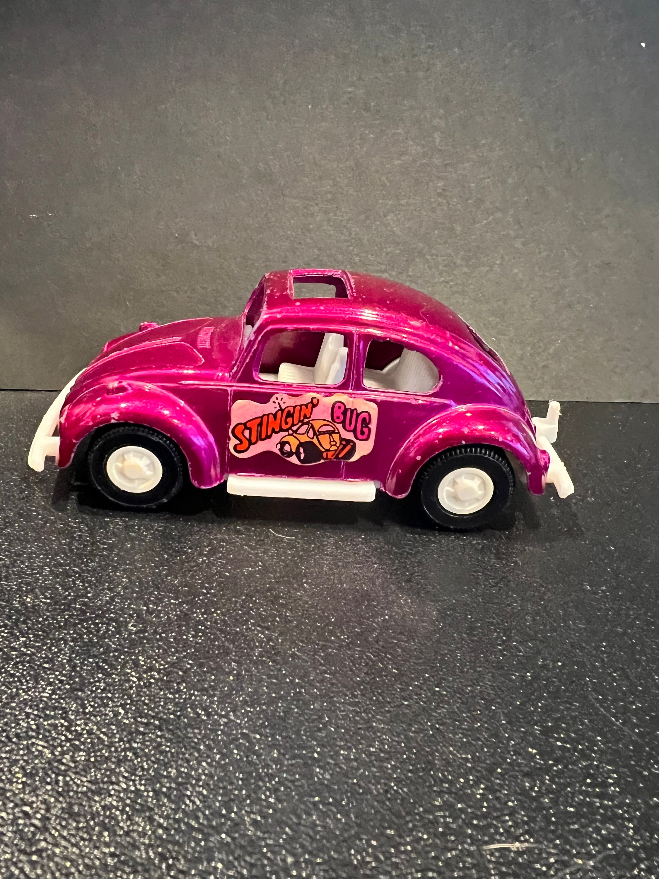 Vintage Tootsie Toy Volkswagen Stingin Bug 1970 Car Collectible 4 