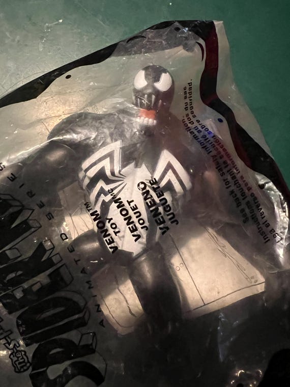 The Spectacular Spider-man 2009 Venom Mcdonalds Happy Meal Toy Lot