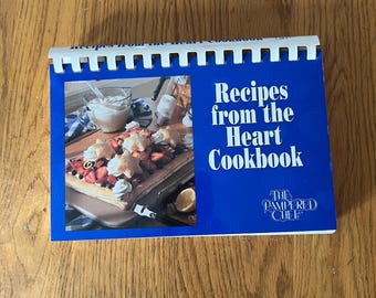 Vintage Pampered Chef Recipes from the Heart Cookbook Paperbook 1997