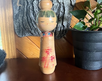 田村昇サイン入りこけし：日本の創作木製芸術 - Etsy 日本