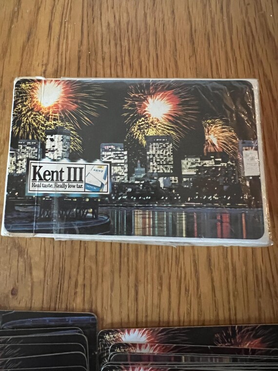 Vintage Deck of Playing Cards Kent III Cigarettes Promotional Item