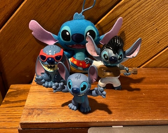 Vintage Lilo and Stitch McDonalds Happy Meal Toys lot of 4 Disney