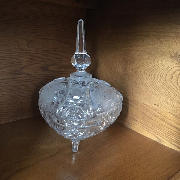 Crystal Candy Dish Buy Online Etsy