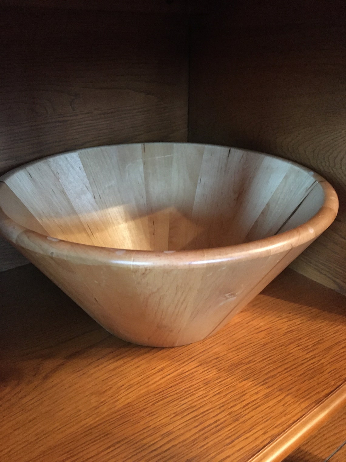 Ikea Wooden Salad Fruit Bowl Ikea of Sweden Birch Large Etsy UK