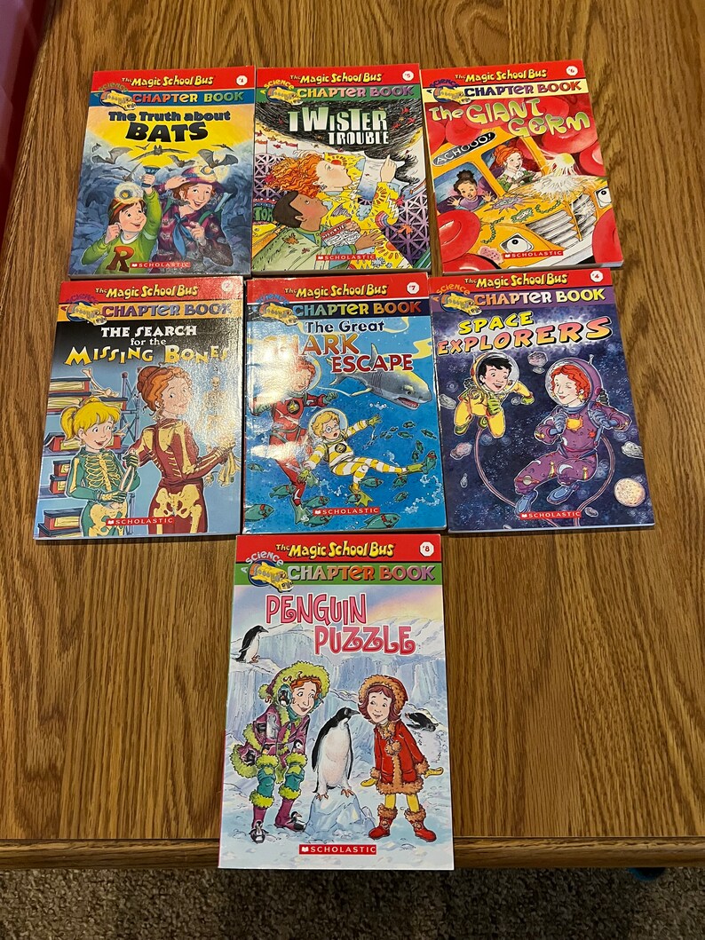 Lot of 18 Books Magic School Bus-magic Treehouse-arthur-the - Etsy