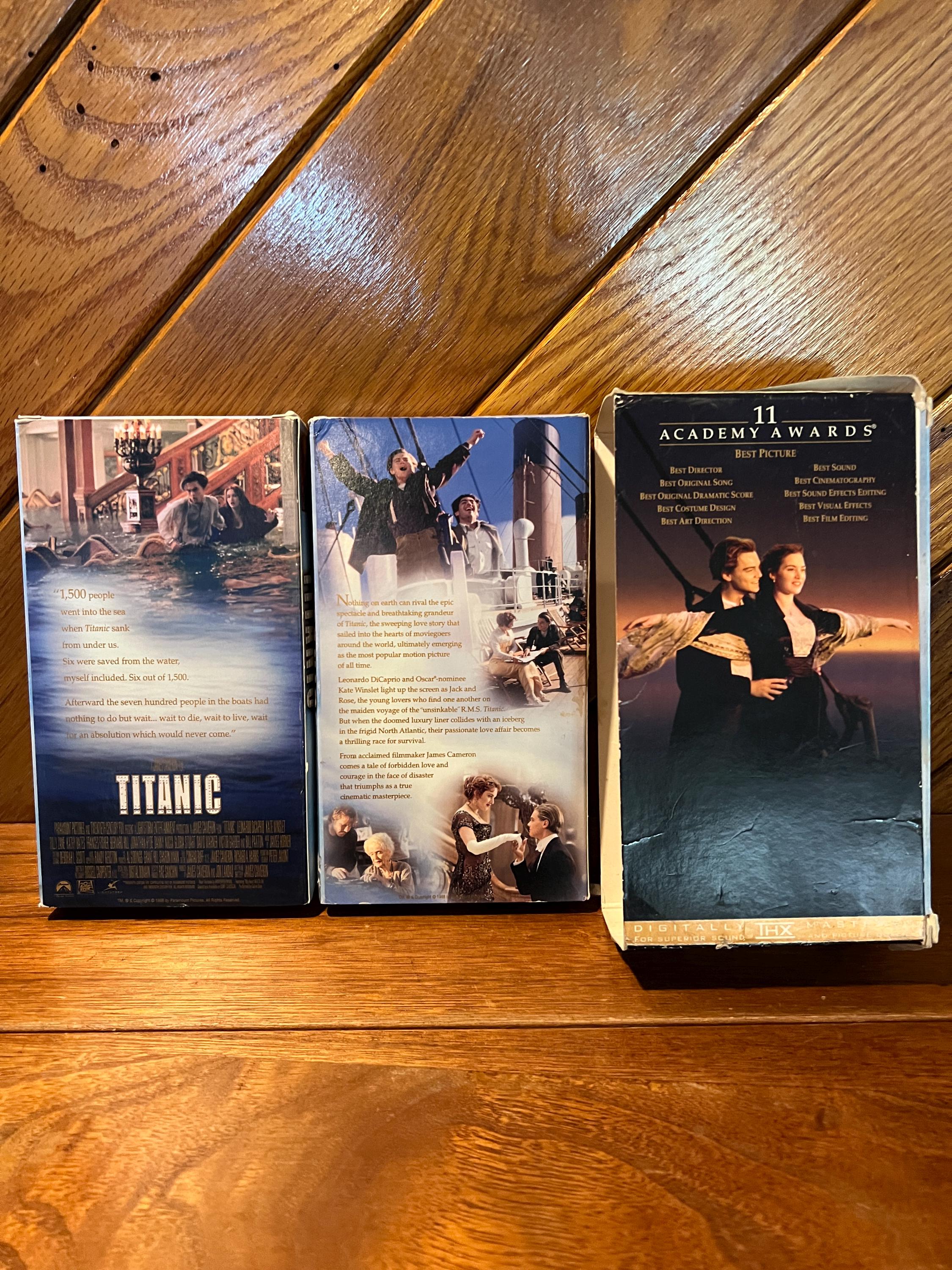 Titanic Tape 2 VHS Tape Vintage Movie Leonardo Dicaprio - Etsy