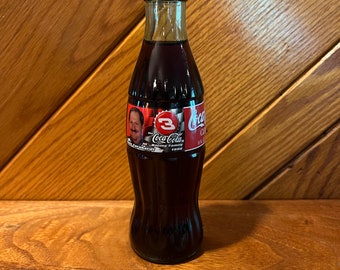 Vintage Dale Earnhardt Coca Cola 8oz bottle #3 The Coca Cola Racing Family 1999