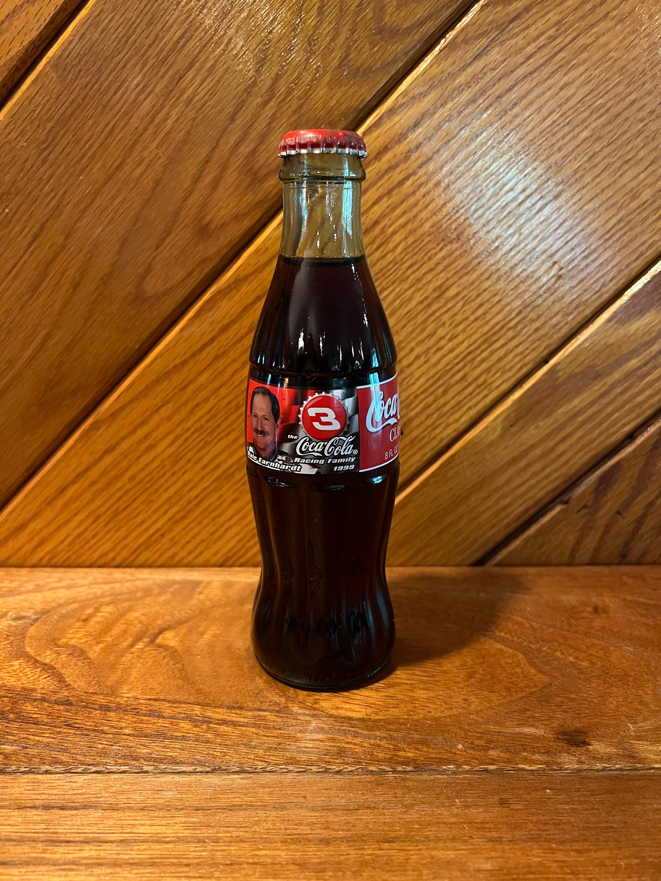 Vintage Dale Earnhardt Coca Cola 8oz Bottle #3 the Coca Cola
