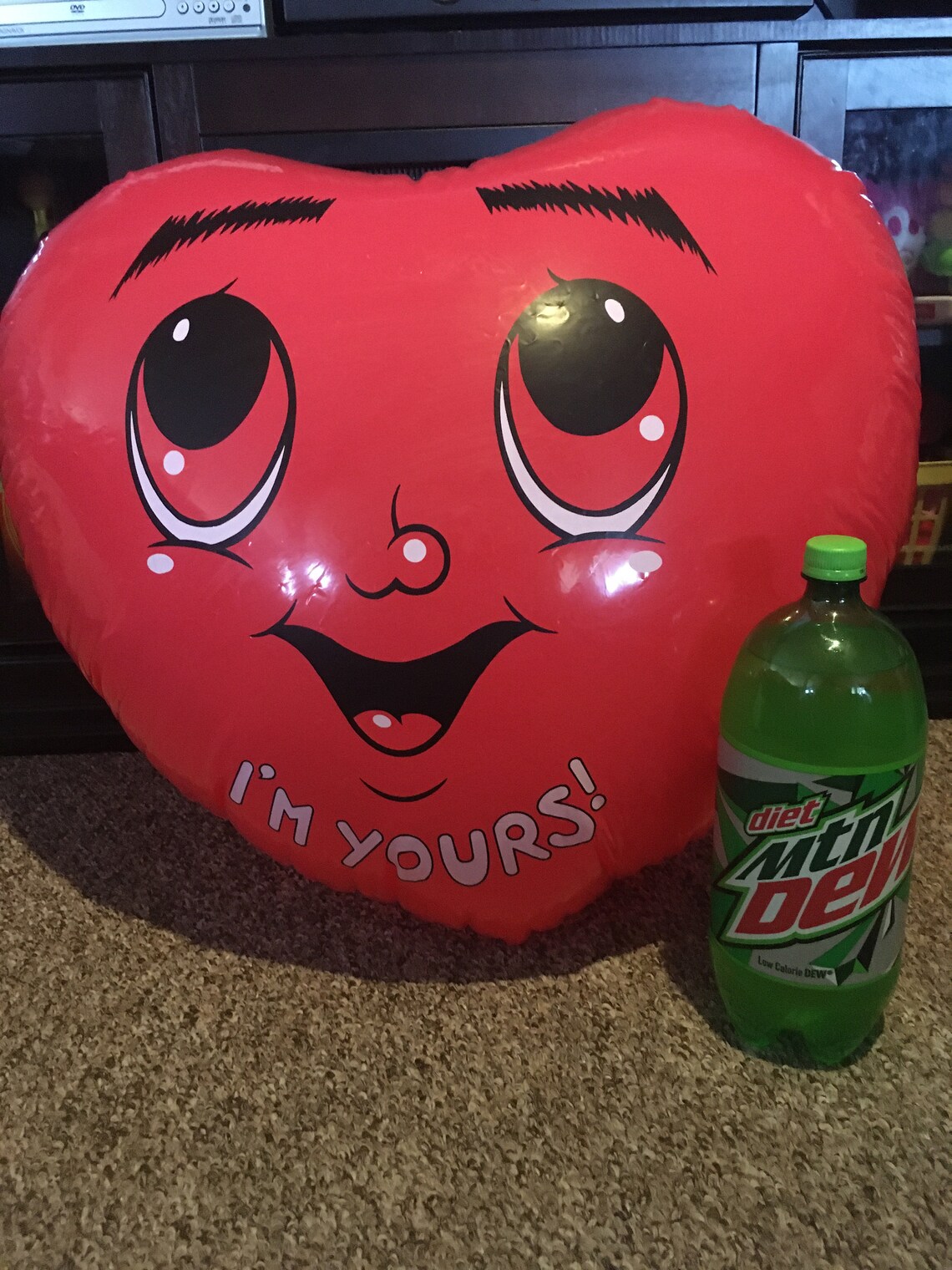 Vintage Valentine's Day Huge Inflatable Hearts Set of 2 | Etsy