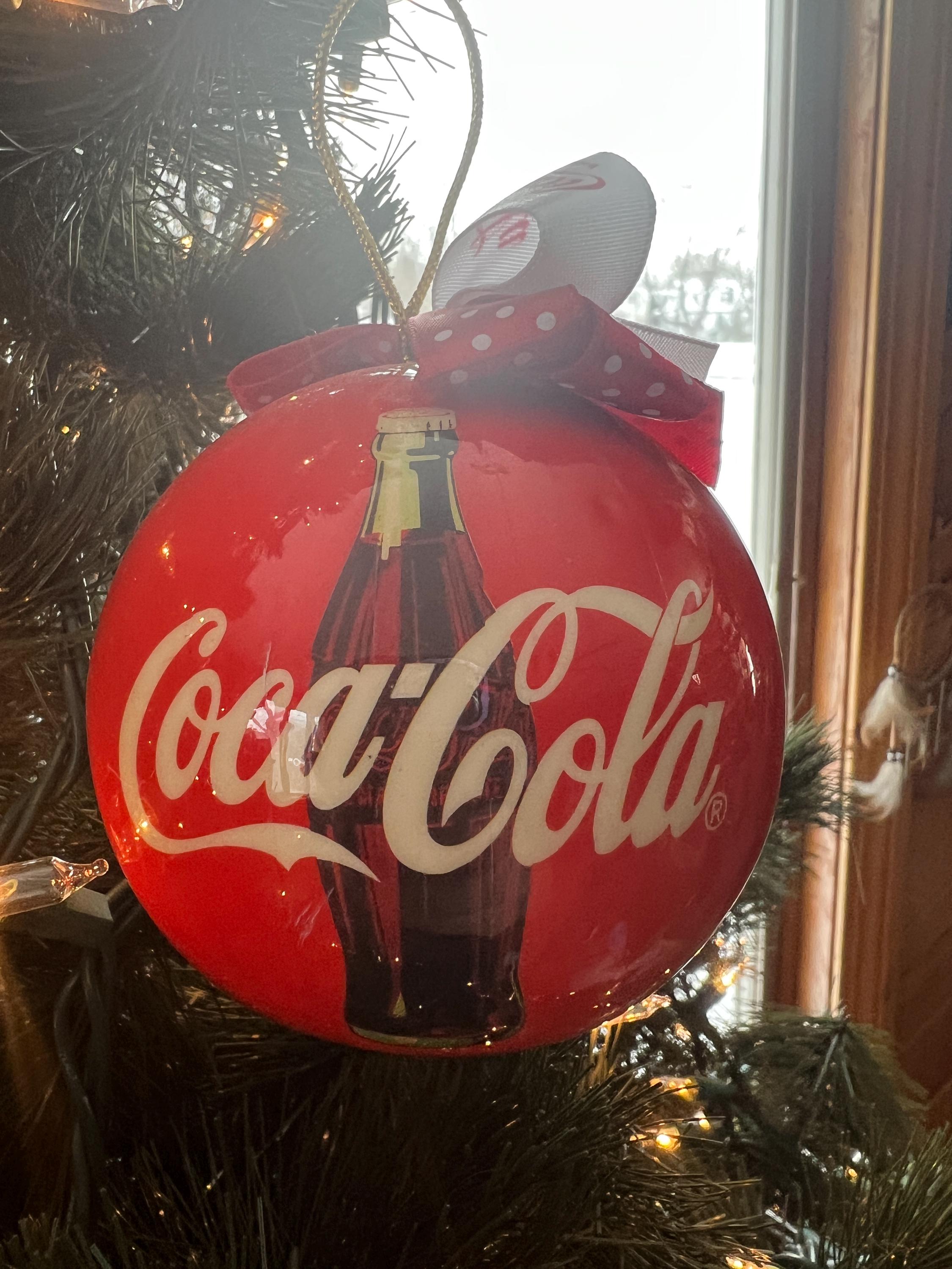 Vintage Coca Cola Christmas Bulb Tree Ornament 1990 - Etsy