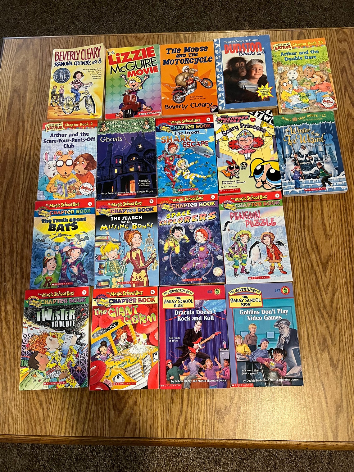 Lot of 18 Books Magic School Bus-magic Treehouse-arthur-the - Etsy