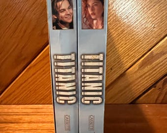 Titanic Tape 2 VHS Tape Vintage Movie Leonardo Dicaprio - Etsy