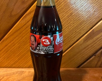 Vintage Dale Earnhardt Coca Cola 8oz Bottle #3 the Coca Cola