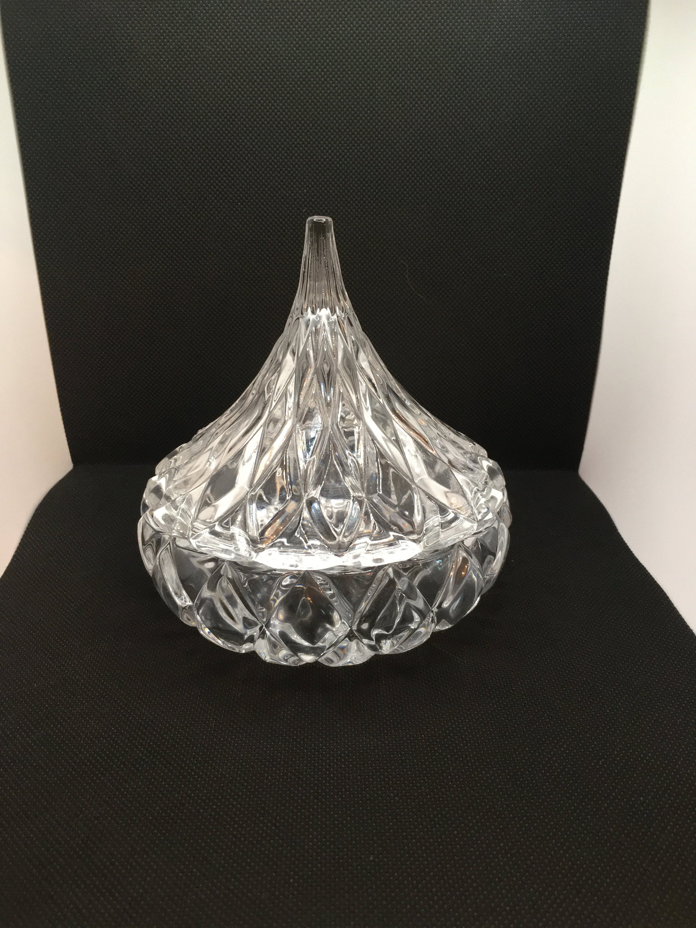 Vintage Crystal Hershey Kiss Trinket Candy Dish 1994 con tapa Etsy España