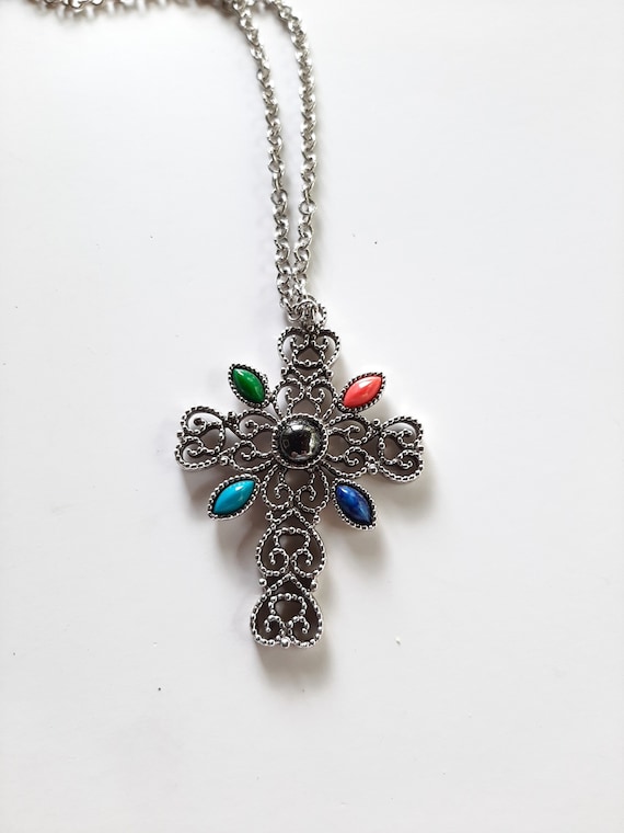 Avon Vintage Cross Necklace