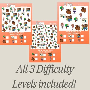 Zeccheus-  Faith I Spy Printable | Bible-Themed Activity Pages | Christian Kids Game | Digital Download | Sunday School Fun