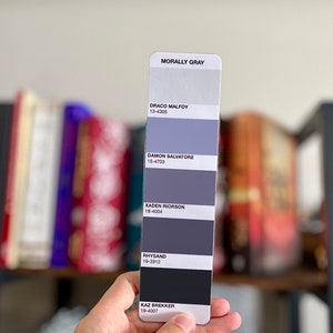 Morally Gray Men Bookmarks | Cardstock Bookmarks | Gift for Book Lover image 1