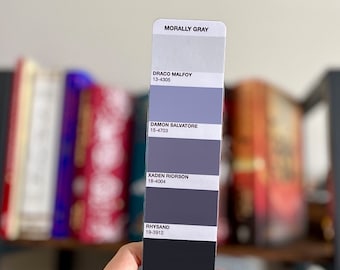 Morally Gray Men Bookmarks | Cardstock Bookmarks | Gift for Book Lover