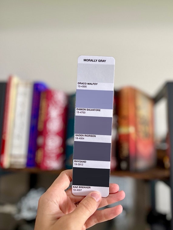 Morally Gray Men Bookmarks | Cardstock Bookmarks | Gift for Book Lover