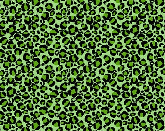 green leopard print