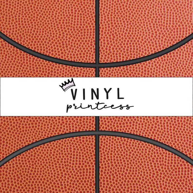Basketball Pattern Vinyl Choose From Adhesive Vinyl Etsy
