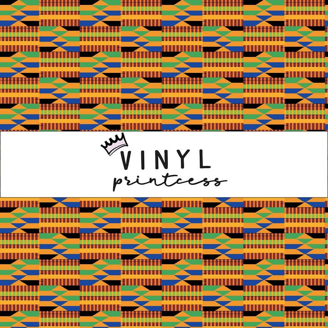 African Kente Cloth Printed Vinyl Choose From Adhesive Vinyl Etsy