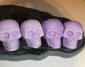 Purple passion mini skull wax melts goth Halloween gift birthday present tarts