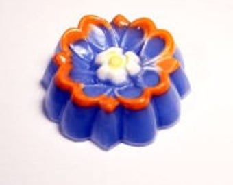 Decor flower bath bomb mold plastic chocolate soap