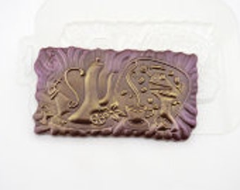 Tea party mold wax soap chocolate