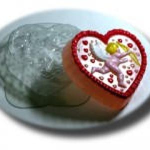 Cupid bath bomb mold chocolate plastic soap wax valentine