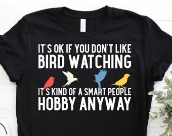 Bird Nerd Bird Watching Vintage Birdwatching Bird Watcher Gift T-Shirt, Birding Lover Shirts, Ornithologist, Study Of Birds, Birder, Birdie,