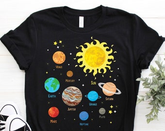 Solar System Shirt - Etsy