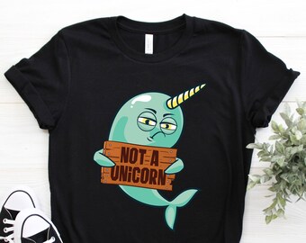 Narwhal T-Shirt, Narwhal Geschenk, Narwhal TShirt, Einhorn T-Shirt, Wal, Süßer Narwhal, Narwhal Lover, Kinder Mädchen GeburtstagSparty, Save The Narwhals