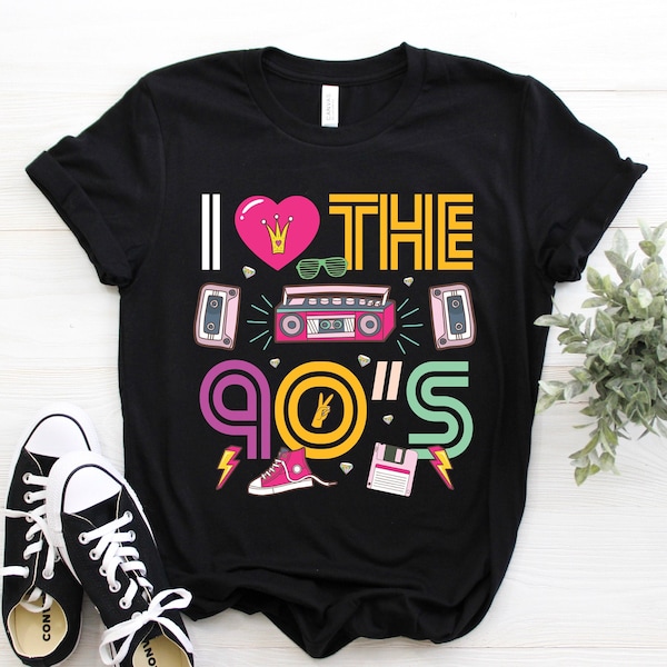 90s T-Shirt, 90s Costume Clothing TShirt, 90s T Shirts, 90s Party Tee, 90s Birthday Present Gift, 90s Vintage Retro, 90s Hoodie Tank Top,