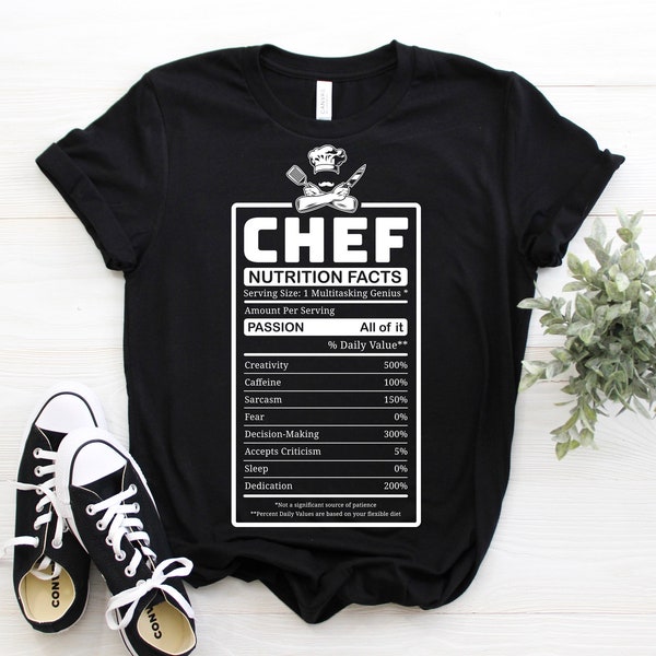 Chef Cooking Culinary Facts Funny T-Shirt, Gift for Chefs, Cool Knife Vintage Shirts, Cook Knives Lover TShirt, Funny Dad Birthday Present