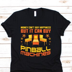 Pinball Arcade T-shirt, Funny Retro, Vintage Arcade Game, Machine Lover Gift, Vintage Pinball Tee, Pinball Retro Gift Pinball Player Present