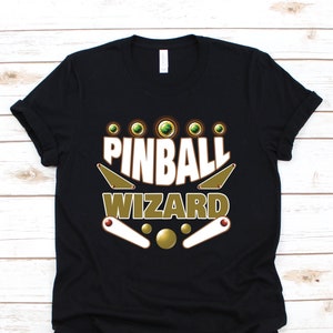 Koszulka Pinball Arcade, Zabawna koszulka retro, Vintage Arcade Game, Prezent dla miłośnika maszyn, Vintage Pinball Tee, Prezent dla gracza w pinball retro
