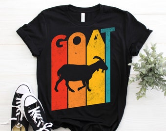 Goat Vintage Retro T-Shirt, Funny Goats Shirts, Farmer Gifts, Cute Farming TShirt, Farm Animal Lover Hoodie, Fun Goat Girl Top, Sweatshirt,