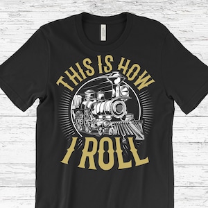 Camiseta de tren, camisetas de tren, camisa de ferrocarril, camiseta de tren, regalos de tren para hombres, regalos de ingeniero de tren, regalos de amantes del tren, camisa de locomotora