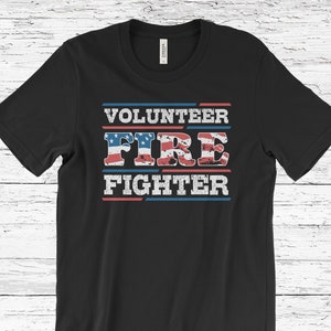 Volunteer Firefighter Men&#39;s T-Shirt, Firefighter T Shirts, Firefighter Shirt, Gift for Firefighter, Firefighter Gifts, Fire Department,
