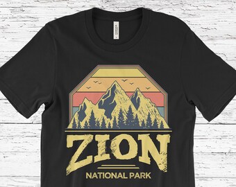 Zion National Park T-Shirt, Vintage Zion Park Tee, Zion Park Geschenken Shirts, Zion TShirt, Zion Verjaardagscadeau, Zion Park Tank Top, Hoodie,