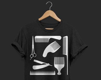 Barber T-Shirt, Barber TShirt, Barber Tee, Funny Barber T Shirt, Get Faded Shirt, Barber Shop Gifts, Vintage Barber, Barber Birthday Present